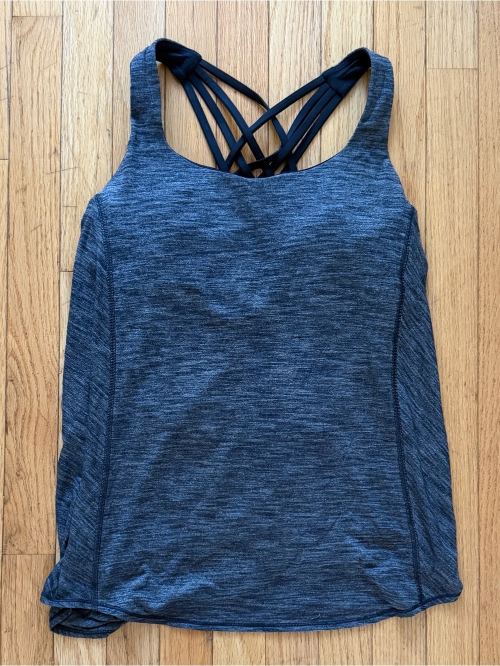 Lululemon Free to Be Wild Tank, Built-in Bra Strappy Back, Women's Size 8
